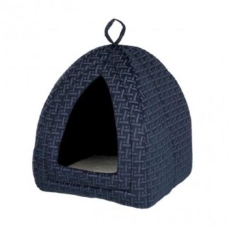 Trixie gatto ferries igloo cuccia igloo blu 32 x 42 x 32 cm