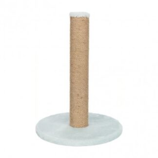 TRIXIE GATTO JUNIOR GIOCO TRONCHETTO 42 CM RIVESTITO IN JUTA CON RUOTA COLORE MENTA FODERATA IN PELUCHE A PELO CORTO