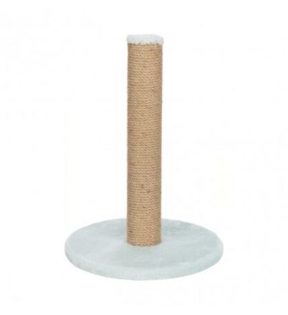 TRIXIE GATTO JUNIOR GIOCO TRONCHETTO 42 CM RIVESTITO IN JUTA CON RUOTA COLORE MENTA FODERATA IN PELUCHE A PELO CORTO