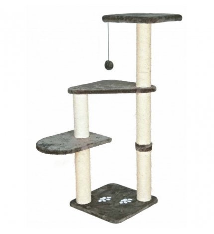 TRIXIE GATTO TIRAGRAFFI ALTEA 117 CM GRIGIO PLATINO