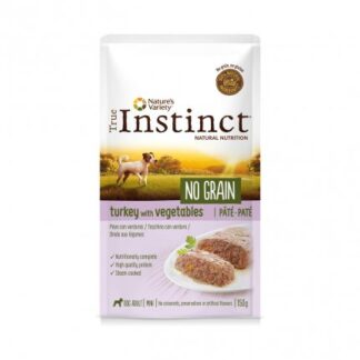 TRUE INSTINCT CANE ADULT MINI AL TACCHINO CON VERDURE NO GRAIN DA 150 GR IN BUSTA