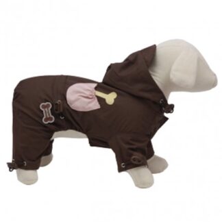 Tutina impermeabile 47cm marrone