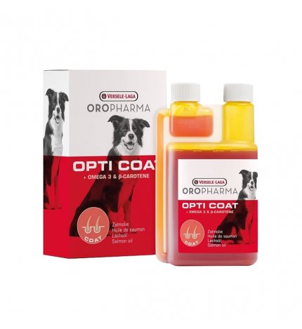 VERSELE CANTE INTEGRATORE ALIMENTARE OPTI COAT OLIO DI SALMONE + OMEGA3 + BETACAROTENE DA 1 LITRO