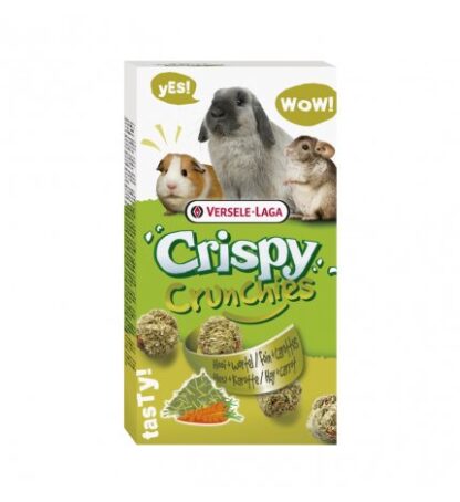 Versele crispy crunchies fieno e carote da 75 gr