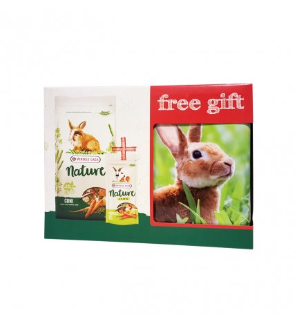 Versele cuni nature box composta da cuni nature 700 g, snack nature veggies 85 g e free gift