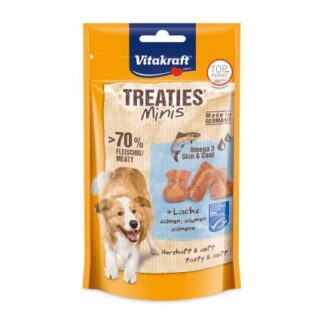 Vitakraft cane snack treaties minis con salmone e omega 3 da 48 gr