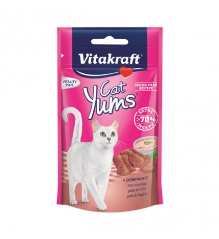 Vitakraft gatto snack cat yums bocconcini pate' di fegato da 40 gr