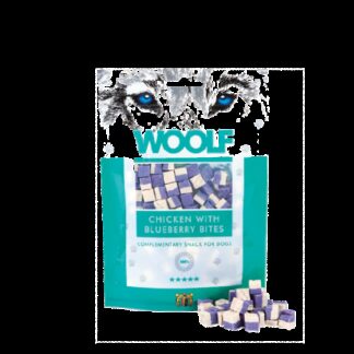 WOOLF CANE SNACK BOCCONCINI DI POLLO E MIRTILLI DA 100 GR