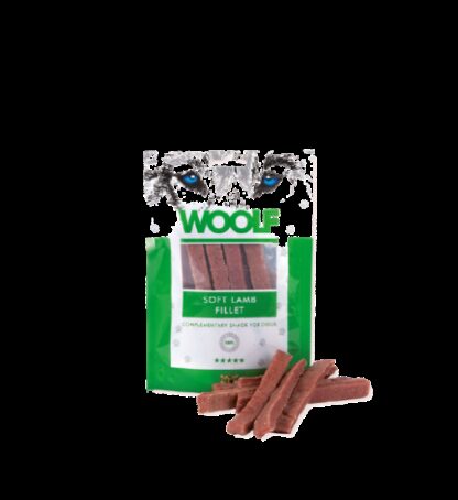 WOOLF CANE SNACK FILETTO DI AGNELLO DA 100 GR