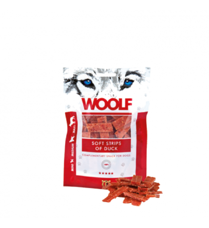 WOOLF CANE SNACK FILETTO DI ANATRA DA 100 GR