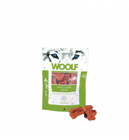 WOOLF CANE SNACK OSSO PICCOLO ALL' AGNELLO DA 100 GR