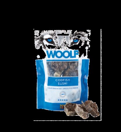 WOOLF CANE SNACK SUSHI DI MERLUZZO DA 100 GR