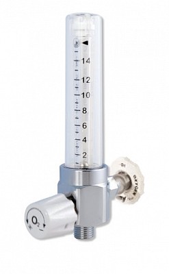 Torretta flussimetrica 0 - 15 l/min per ossigeno attacco Afnor