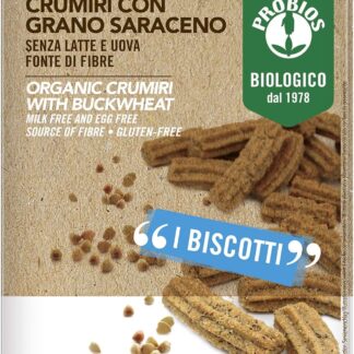 Probios Crumiri con Grano Saraceno Bio - Senza Glutine - 200 g