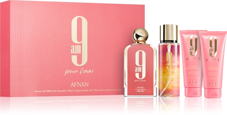 Afnan9 AM Pour Femme confezione regalo da donna4 pz