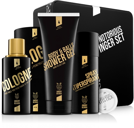 Angry BeardsUrban Twofinger Notorius Set confezione regalo per uomo