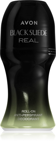 AvonBlack Suede Real deodorante roll-onper uomo 50 ml