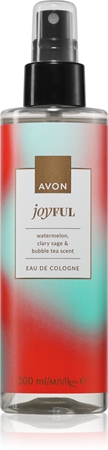 AvonJoyful Watermelon & Clary Sage & Bubble Tea acqua di Colonia da donna200 ml
