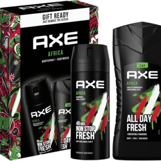 AxeAfrica confezione regalo per il corpo per uomo2 pz