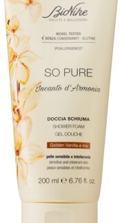 BioNikeSo Pure Incanto d'Armonia gel doccia profumatoda donna Golden Vanilla & Iris 200 ml