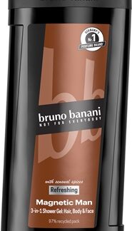 Bruno BananiMagnetic Man gel doccia profumato 3 in 1per uomo 250 ml