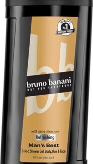 Bruno BananiMan's Best gel doccia rinfrescante 3 in 1per uomo 250 ml