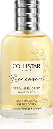 CollistarBenessere Neroli and Helichrysum Eau de Toilette da donna100 ml