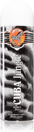 CubaJungle Zebra deodorante da donna200 ml