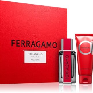 FerragamoRed Leather confezione regalo per uomo