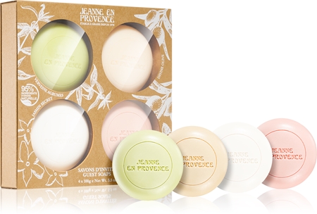 Jeanne en ProvenceOlive/Jasmine/Verbena/Rose set per il corpo4× 100 g