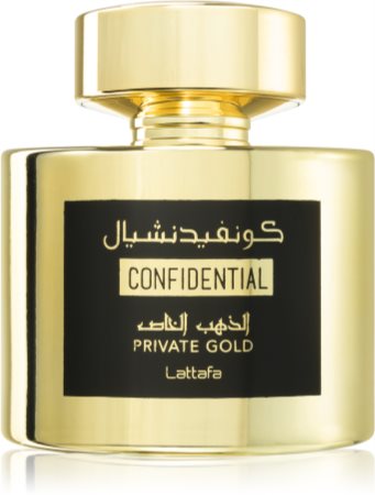 LattafaConfidential Private Gold Eau de Parfum unisex100 ml