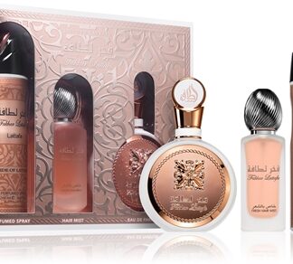 LattafaFakhar Rose confezione regalo da donna3 pz