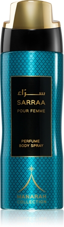 RasasiManarah Collection Sarraa spray corpo profumato da donna200 ml