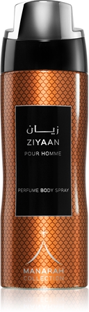 RasasiManarah Collection Ziyaan spray corpo profumato per uomo200 ml