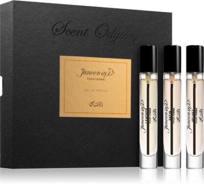 RasasiScent Odyssey Junoon Pour Femme confezione regalo da donna3× 7,5 ml
