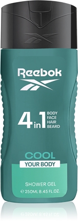 ReebokCool Your Body gel doccia rinfrescante 4 in 1per uomo 250 ml
