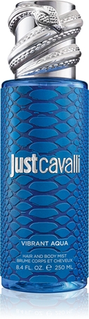 Roberto CavalliJust Cavalli Vibrant Aqua spray corpo profumato da donna250 ml