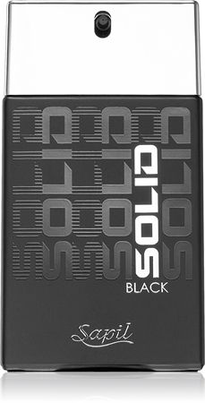 SapilSolid Black Eau de Toilette per uomo100 ml