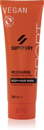 SuperdryRE:charge gel doccia per corpo e capelli per uomo250 ml