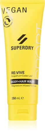 SuperdryRE:vive gel doccia per corpo e capelli per uomo250 ml