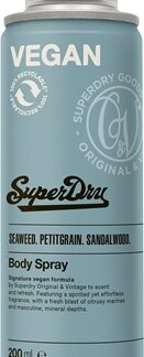 SuperdrySeaweed. Petitgrain. Sandalwood. spray corpo per uomo200 ml