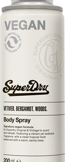 SuperdryVetiver. Bergamot. Woods. spray corpoper uomo 200 ml