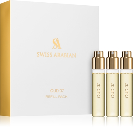 Swiss ArabianOud 07 Refill Eau de Parfum ricarica unisex3× 10 ml
