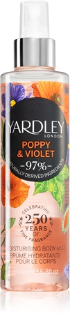 YardleyPoppy & Violet spray idratante corpo da donna200 ml