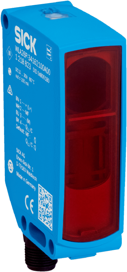 Sensore fotoelettrico Rettangolare SICK, a retroriflessione, rilevamento 18 mm, uscita PNP/NPN