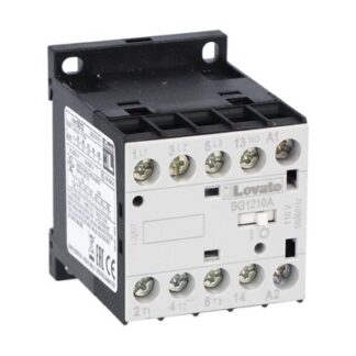 Contattore Lovato, serie BG12, 3 poli, 1 NA, 12 A, 22 kW, bobina 24 V c.a.