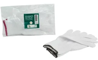 Farvisan Guanti In Filo Di Cotone Misura 6,5