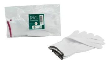 Farvisan Guanti In Filo Di Cotone Misura 6,5