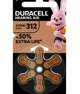 Duracell Easytab 312 Marrone 6 Batterie