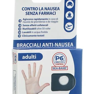P6 Nausea Control Bracciali Antinausea 2 Pezzi